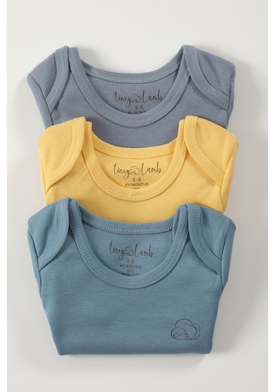 Tinylamb Rovigo 3 Parça Bebek Kısa Kollu Pamuk Bodysuit Takımı Yenidoğan Ve Çocuk Hediye Seti %100 Pamuk Karışık Tinylamb Rovigo 3 Parça Bebek Kısa Kollu Pamuk Bodysuit Takımı Yenidoğan Ve Çocuk Hediye Seti %100 Pamuk Karışık