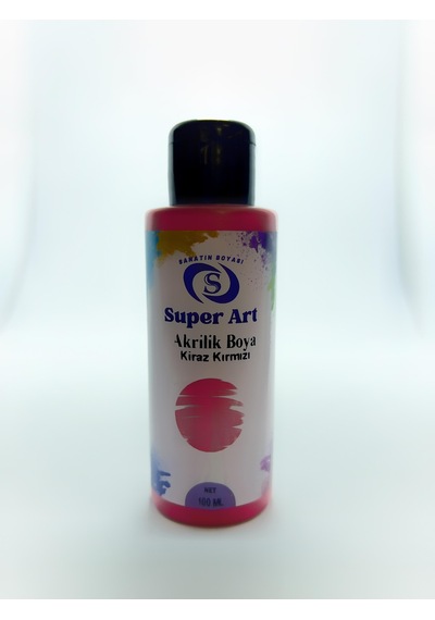 Superart Akrilik Boya Kiraz Kırmızı Kiraz Kırmızı