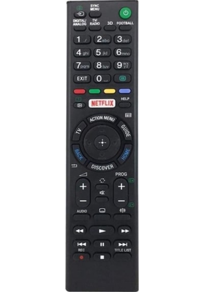 Kdl-32ex605 Televizyon İçin Uyumlu Netflix Tuşlu Tv Led Lcd Uzaktan Kumanda