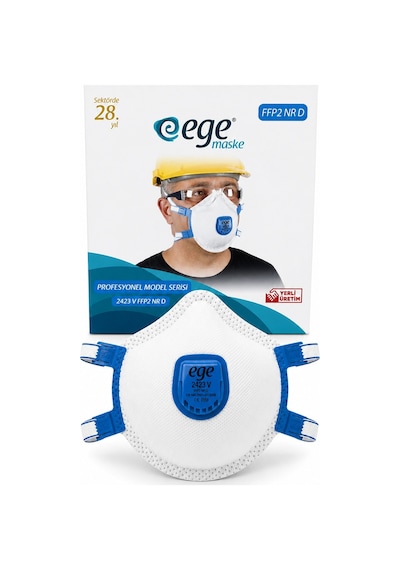 Ege Maske Ege 2423 V Ffp2 Nr D Ventilli Maske 10'lu