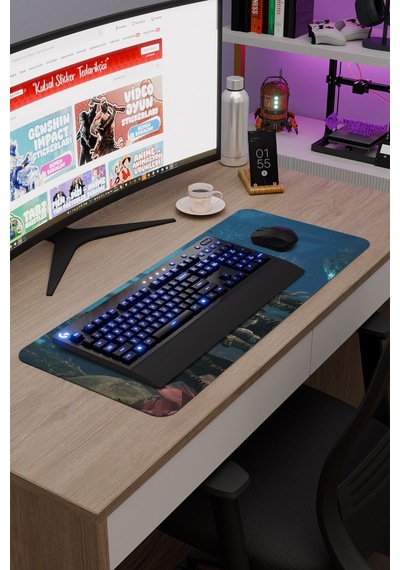 Expedition 33 Kaymaz Dikişli Kauçuk Oyuncu Mousepad V4 - 70x30 Xl Gaming Mouse Pad Fare Altlığı