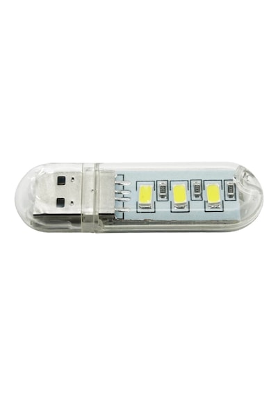 Taşınabilir Mini USB 3 LED Beyaz Lamba 5730 SMD Kamp Stick Led