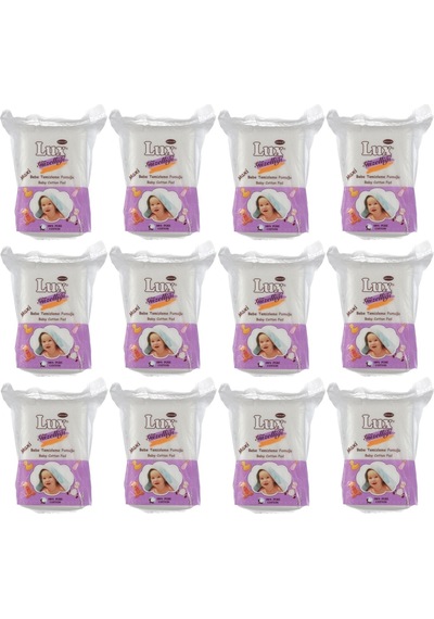 Lüx Bebek Temizleme Pamuğu 720 Adet 60'lı x 12'li Set