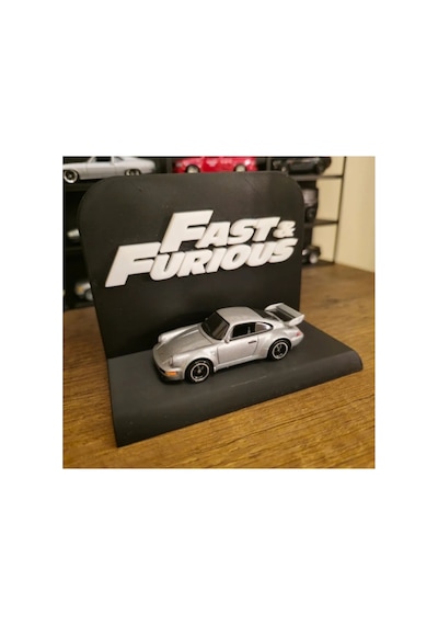 "fast & Furious" Yazılı 1:24 Ölçek Tekli Araç Standı