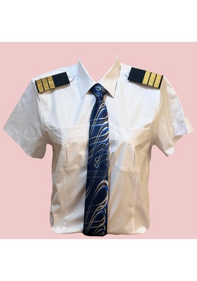 Pilot Gömlek Kısa Kollu Kadın Beyaz