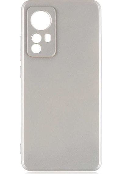 Kilifone - Xiaomi Uyumlu Mi 12 - Kılıf Mat Renkli Esnek Premier Silikon Kapak - Gold