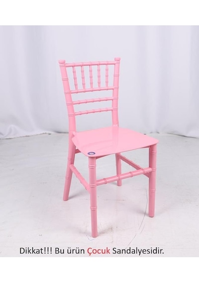 Sağlam Plastik Mandella Trend Çocuk Sandalyesi Pembe Diğer