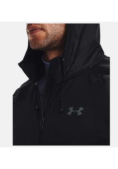 Under Armour Erkek Armour Fleece® Storm Tam Boy Fermuarlı Kapüşonlu Üst 1373781-001