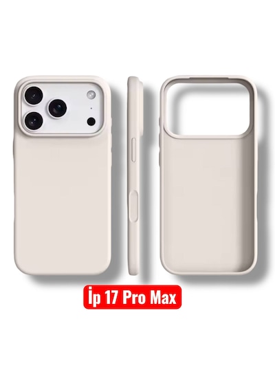 Apple Uyumlu iPhone 17 Pro Max Kılıf Kamera Çıkıntılı Yumuşak Silikon İçi Kadife Lansman Kapak . Taş Rengi Apple Uyumlu iPhone 17 Pro Max Kılıf Kamera Çıkıntılı Yumuşak Silikon İçi Kadife Lansman Kapak . Taş Rengi