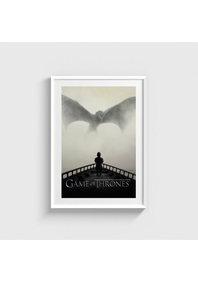 Game Of Thrones Dizi Posteri Tablo Çerçeveli Poster Duvar Dekorasyonu Beyaz Çerçeveli Tablo Beyaz Çerçeveli Tablo Dn11d445beyaz