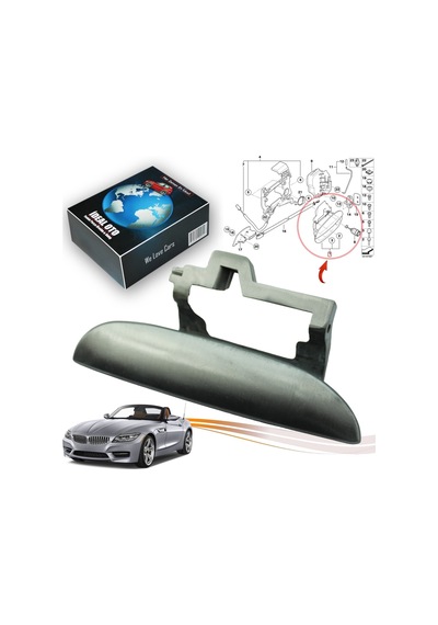 Bmw Z4 E85 2002-2009 Sağ Dış Kapı Kolu