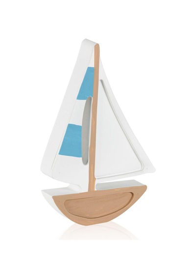 The Mia Retro Marin Yelkenli Tekne Biblosu 13 Cm