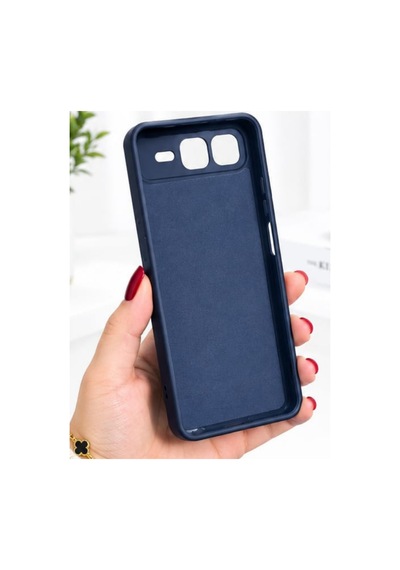 İnfinix Smart 10 Plus İle Uyumlu 360 Derece Dönebilen Kalın Metal Magsafe Halka Stantlı İçi Kadife Korumalı Ultra Lüx Premium Silikon Kılıf Lacivert İnfinix Smart 10 Plus İle Uyumlu 360 Derece Dönebilen Kalın Metal Magsafe Halka Stantlı İçi Kadife Korumalı Ultra Lüx Premium Silikon Kılıf Lacivert