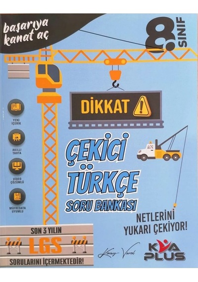 Kva Yayınları 8. Sınıf Türkçe Dikkat Çekici Soru Bankası P-212393