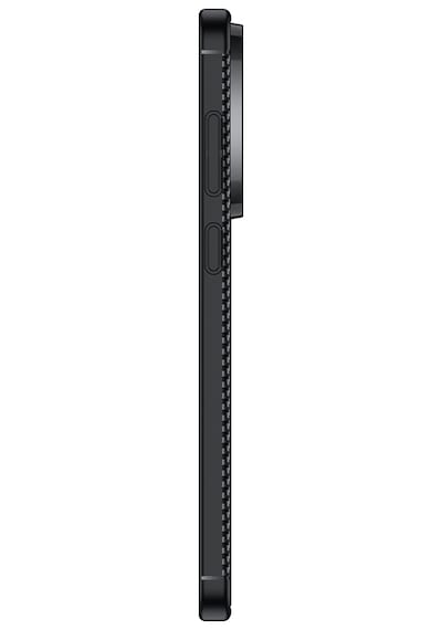 Galaxy Uyumlu S25 Edge Kılıf Karbon Görünümlü Silikon Kamera Korumalı Üstün Koruma Pazarplus Siyah