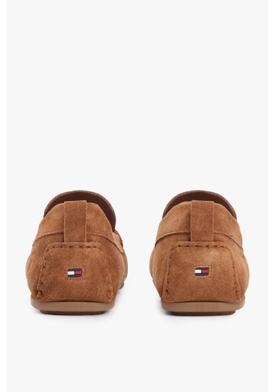 Tommy Hilfiger Core Süet Driver Erkek Taba Loafer Ayakkabı-13349 Taba