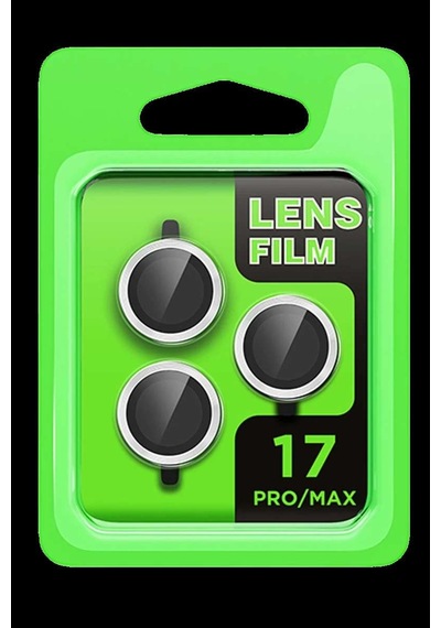 İphone 17 Pro Raze Metal Kamera Lens - Gümüş Diğer