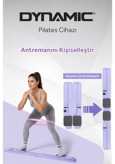 Dynamic Pilates Aleti Katlanabilir Kaydırmalı Egzersiz Sistemi Portable Pilates Reformer