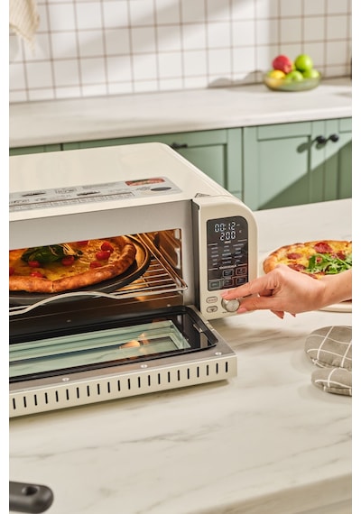Karaca Multicrust Artisan Retro Pizza Makinesi & Airfryer