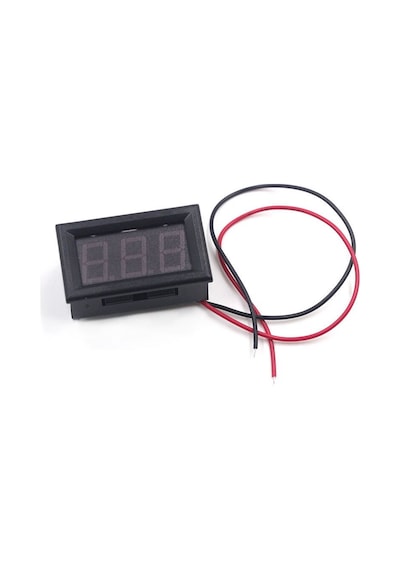 Alkatronik-0.56' Ac 70-500V Dijital Kırmızı Voltmetre İki Telli Panel Tip