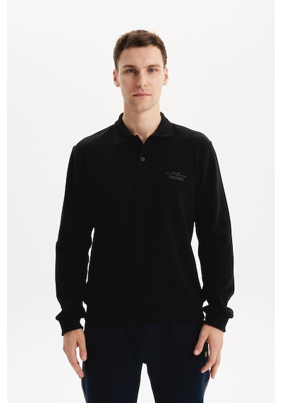 AR-MA Arma Erkek Regular Fit Selanik Kumaş Polo Yaka Sweatshirt Düğmeli, Pamuk Polyester Karışımlı %65 Pamuk %35 Polyester K30564699102 Siyah AR-MA Arma Erkek Regular Fit Selanik Kumaş Polo Yaka Sweatshirt Düğmeli, Pamuk Polyester Karışımlı %65 Pamuk %35 Polyester K30564699102 Siyah