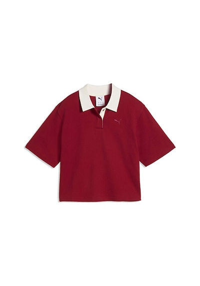 Puma Puma Class Polo Tee Kadın Günlük Polo Tişört 69401423 Kırmızı