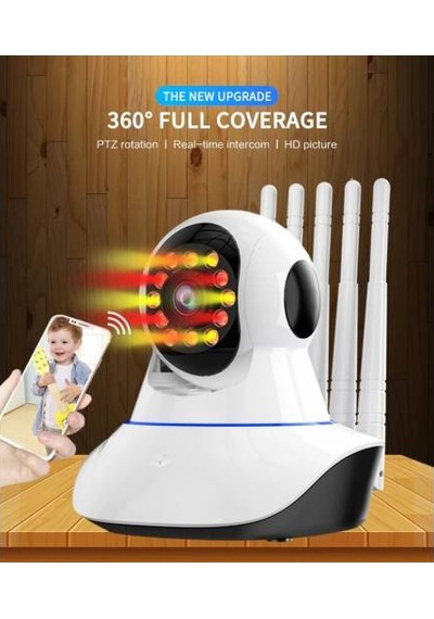 5 Antenli Angeleye Ks-516 Ip Güvenlik Kamerası Gece Görüşlü Hd 5 Antenli Angeleye Ks-516 Ip Güvenlik Kamerası Gece Görüşlü Hd