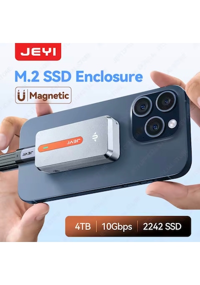 Jeyı 2242 M.2 Nvme Ssd Muhafaza Ku-tu-su Magsafeli 10gbps Süper H
