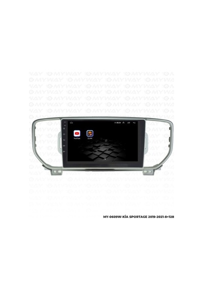 Myway Kia Sportage Android Multimedya Carplay Navigasyon Ekran - 8gb Ram+128 Gb Hdd - Myway 9"