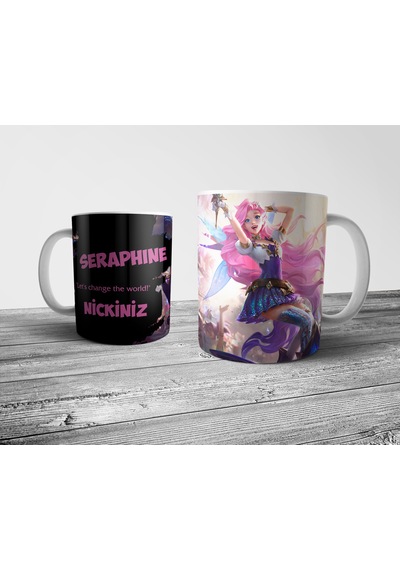 Seraphine Kişiye Özel Isimli Kupa Bardak League Of Legends. Lol