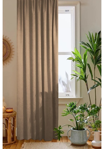Home Color Home Vizon Petek Kadife Dokulu Fon Perde Düz Dikişli Ekstrafor Büzgü 1.sınıf Kalite Diğer