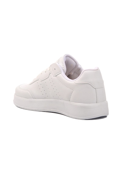Beyaz Bağcıklı Unisex Sneaker 158 Beyaz