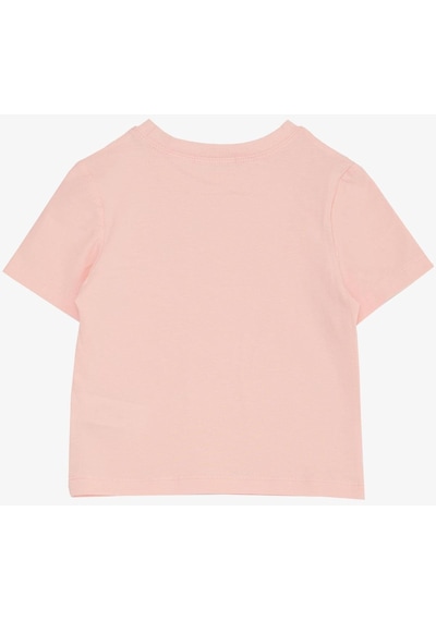 Breeze Kız Çocuk Tişört Kemer Boy Basic 9-14 Yaş, Pembe-pembe Pembe