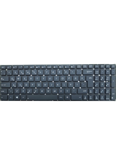 Asus Uyumlu F550LB, F550LC, F550LN Klavye (Siyah)
