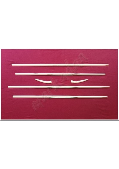 Db Chrome Peugeot 301 Cam Çıtası Nikelajı 2012-2020 6 Parça P.çelik
