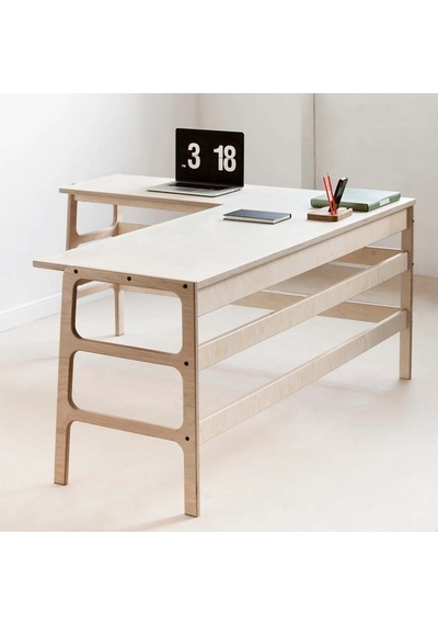 Woodesk Zeytin Ahşap Çalışma Masası 180x60 Natural Renk Naturel