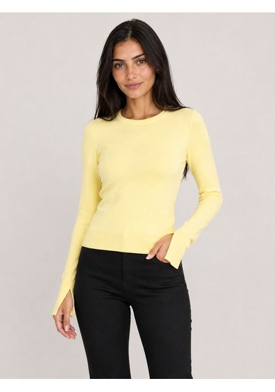 Loft Regular Fit Kadın Kazak Lf2044857 Q1.v1 Butter Yellow Loft Regular Fit Kadın Kazak Lf2044857 Q1.v1 Butter Yellow