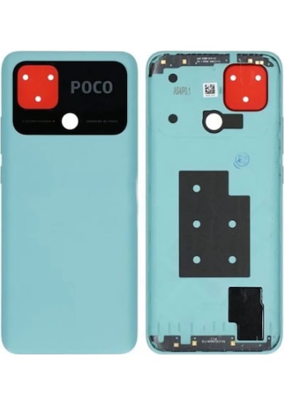 Xiaomi Xiaomi Poco C40 Yeşil Arka Kapak Batarya Kapağı Pil Kapağı Yeşil
