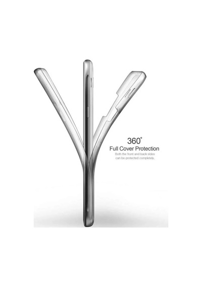 Huawei Y7 Prime 2019 Çift Taraflı Silikon Kılıf Şeffaf