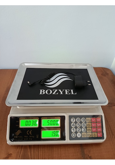 40 Kg Terazi-çift Taraf Ekran-uzun Şarj Süresi-fiyat Hesaplamalı