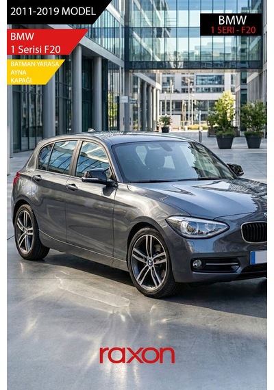 Bmw 1 Serisi F20 2011-2019 Batman & Yarasa Ayna Kapağı Parlak Piano Black Sport Tırnaksız Model