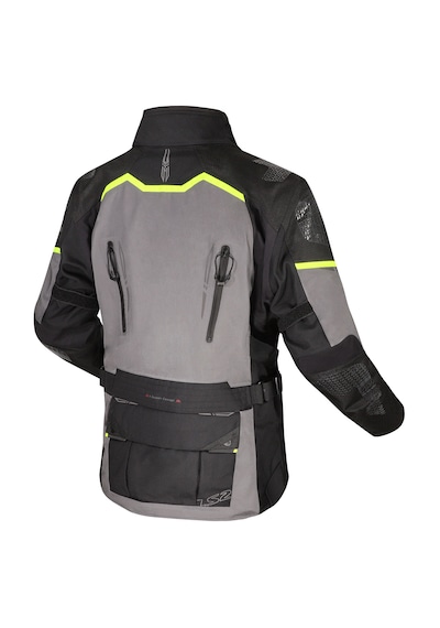 Ls2 Apollo Siyah-gri-neon Sarı 4 Mevsim Motosiklet Montu