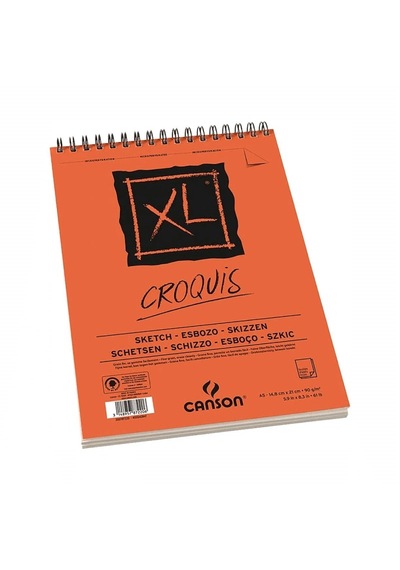 Canson A5 Eskiz Defteri 50 Yp Croquıs Xl Albüm 90 Gr Spr 9050a5ü Çeşitli Renk Ve Desen