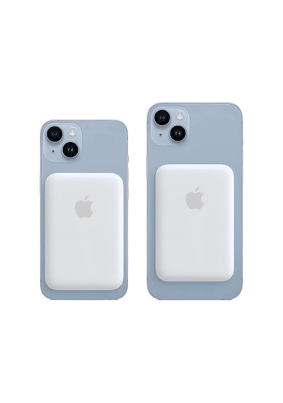 İphone 15 / 16 / 17 Uyumlu Magsafe Kablosuz Powerbank 5000 Mah Wireless Taşınabilir Batarya Şarj Aleti Beyaz