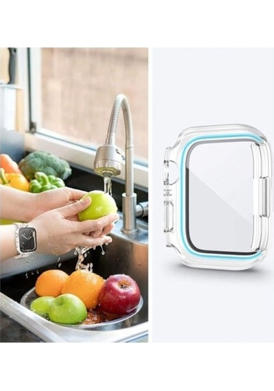 Apple Uyumlu Watch 7 45mm 360 Derece Korumalı Kasa Ve Ekran Koruyucu Zore Watch Gard 12