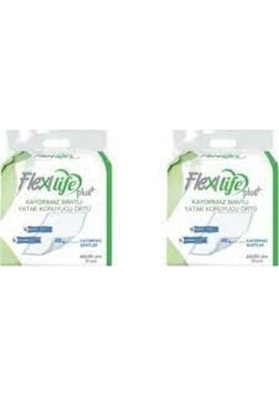 Flexilife Plus 60 x 90 CM Kaydırmaz Bantlı Yatak Koruyucu Örtü 30'lu x 2 60 Adet