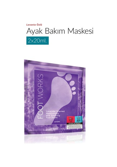 Avon Foot Works Lavanta Özlü Ayak Bakım Seti