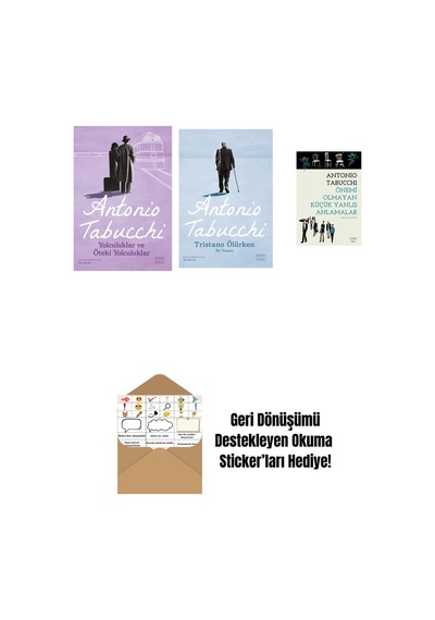 Yolculuklar Ve Öteki Yolculuklar + Tristano Ölürken + Önemi Olmayan Küçük Yanlış Anlamalar + Okuma Sticker'ları