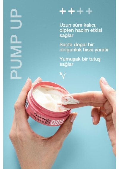 Osis+ Pump Up Orta Tutuşlu Çok Amaçlı Hacim Wax 85 ML