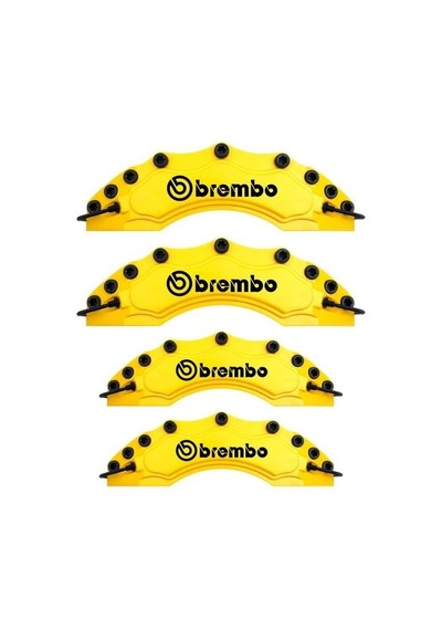 Alfa Romeo 145 Uyumlu Brembo Sarı Kaliper Kapağı 4 Parça Ön Arka Set